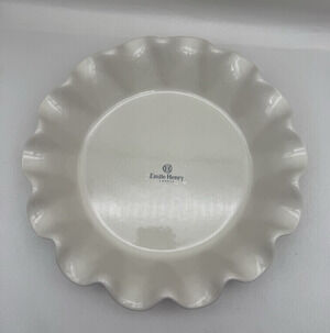 Emile Henry HR Ceramic 10.4 inch Ruffled Pie Dish UNUSED W/defect *read...